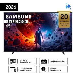 TELEVISOR SMART TV Samsung LED 65" 4K UHD UN65M70HAGXPE