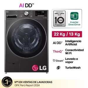 Lavadora LG WD22VVS6